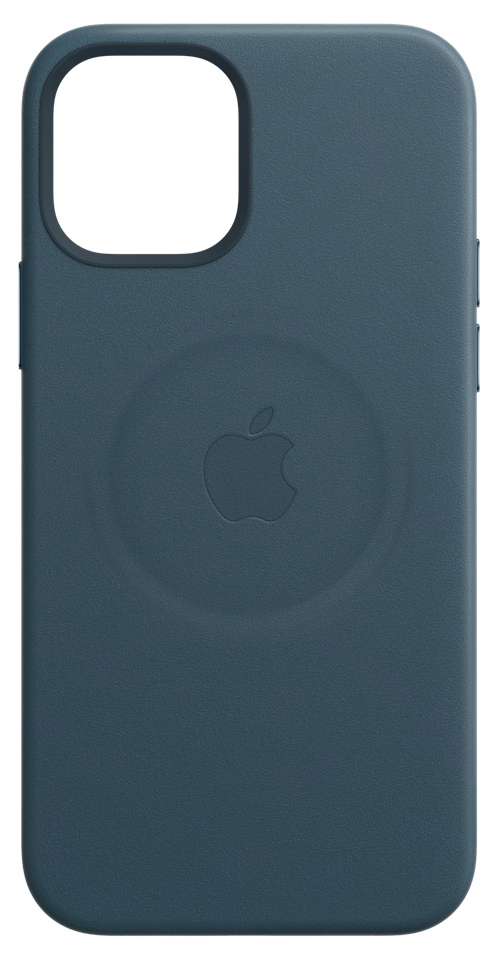 Чехол Leather Case magsafe для iPhone 12 Pro Max синий в Тюмени